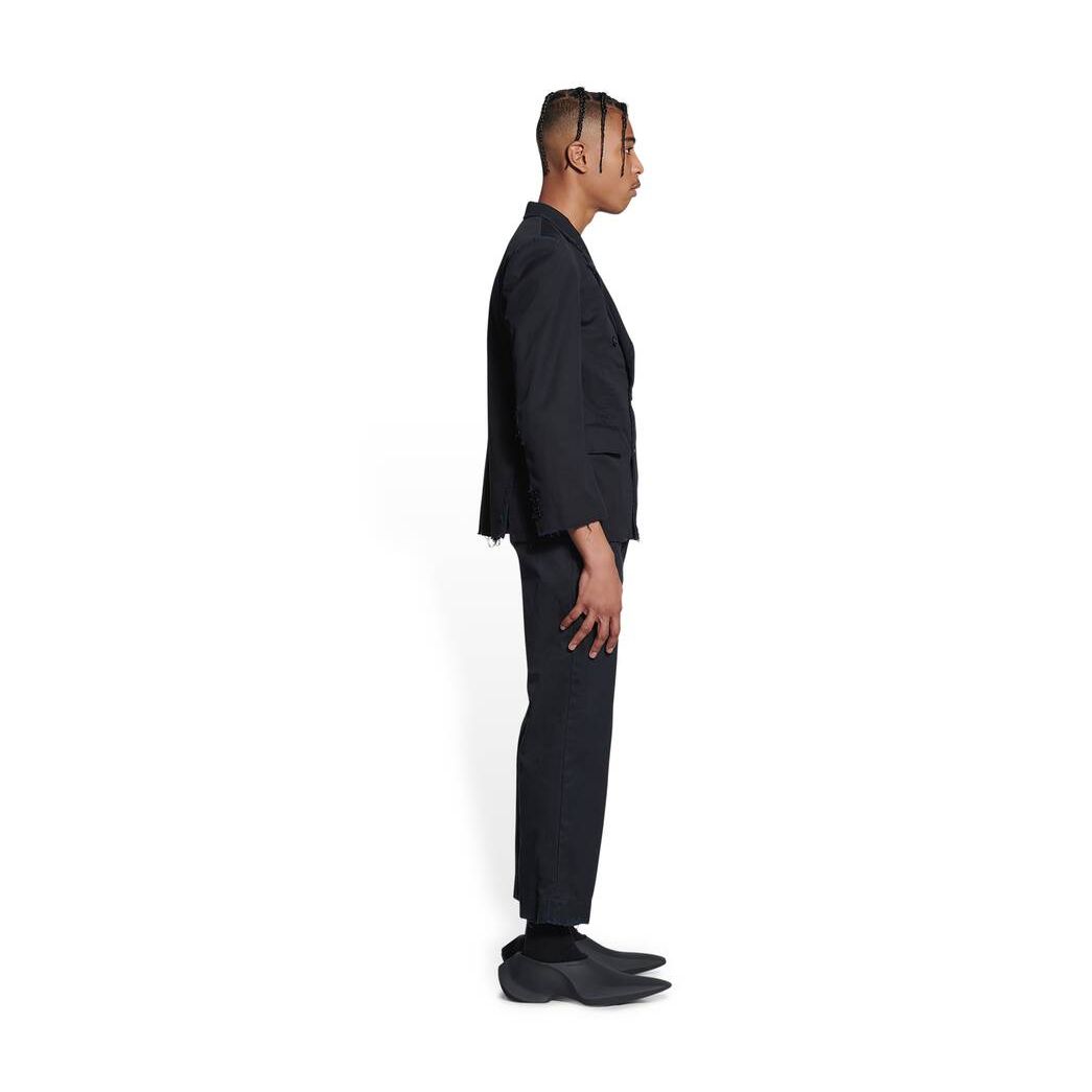 Men's Balenciaga Shrunk Jackets Black | 1948ZDBYP