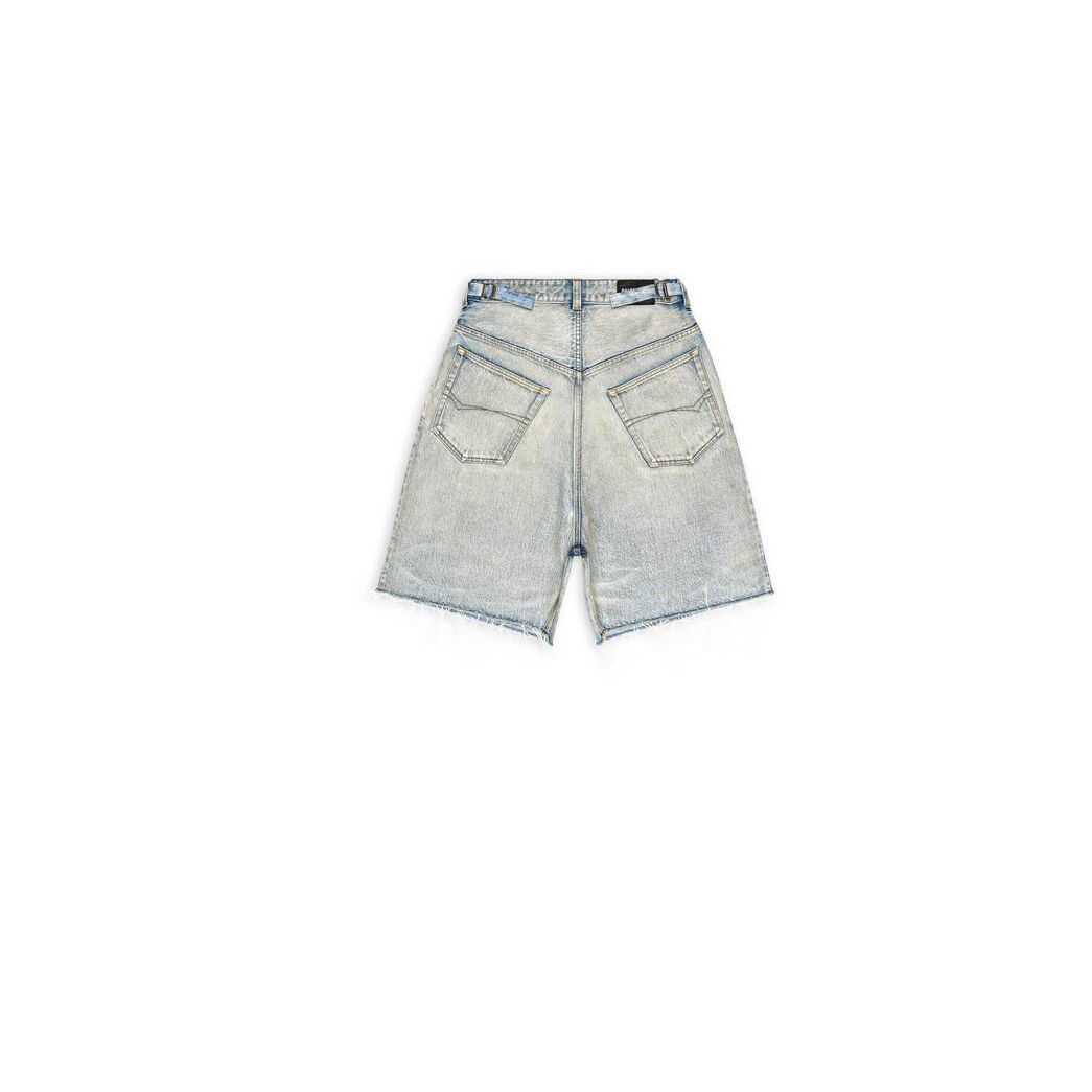 Men's Balenciaga Skater Shorts Pants Light Blue | 2376AWFYX