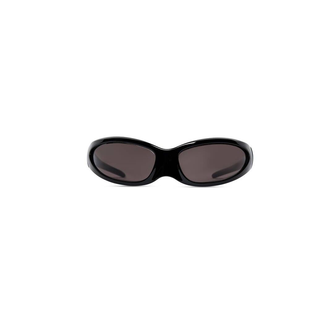 Men\'s Balenciaga Skin Cat Sunglasses Black | 6793FUOGH