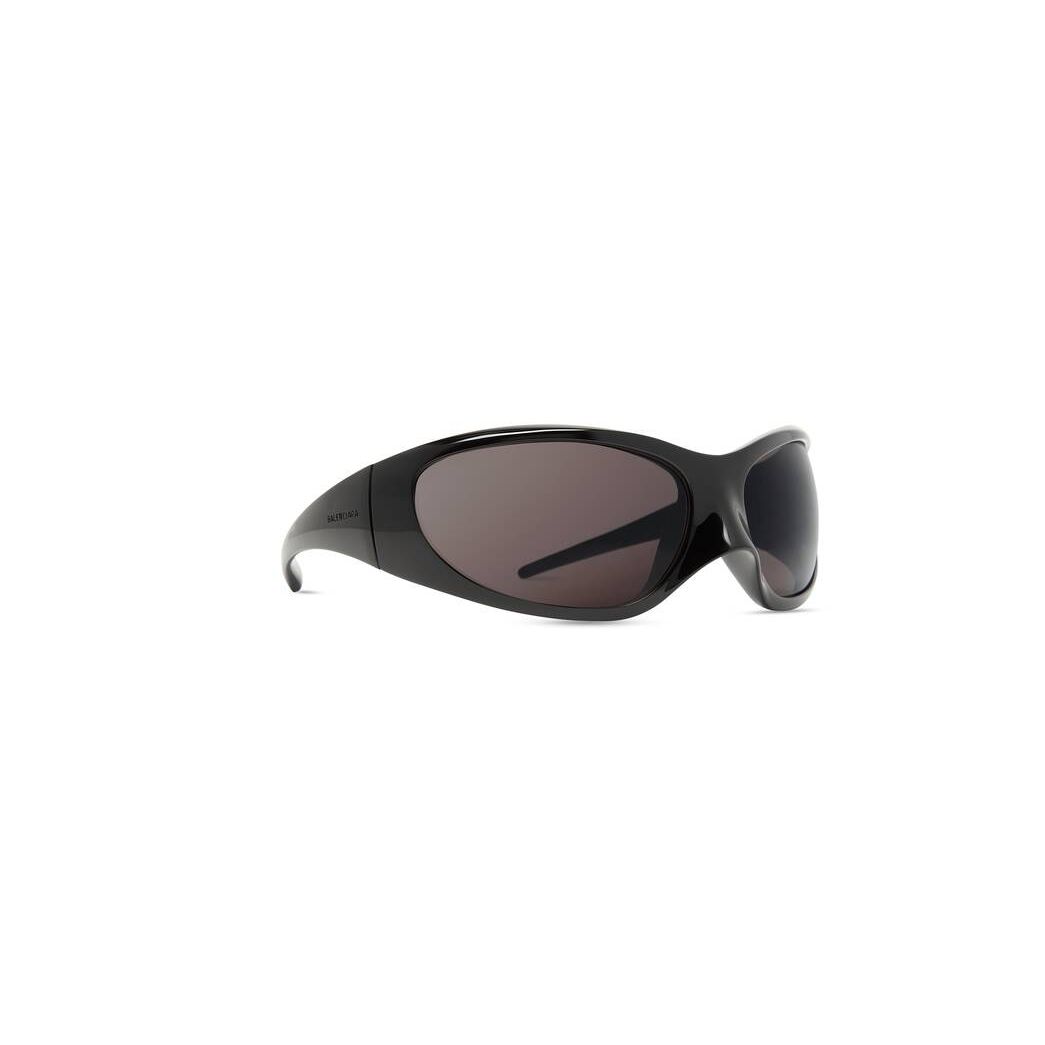 Men's Balenciaga Skin Xxl Cat Sunglasses Black | 7052NZYWO