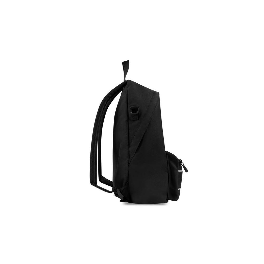 Men's Balenciaga Sport Crossbody Backpacks Black / White | 5901CWXPE