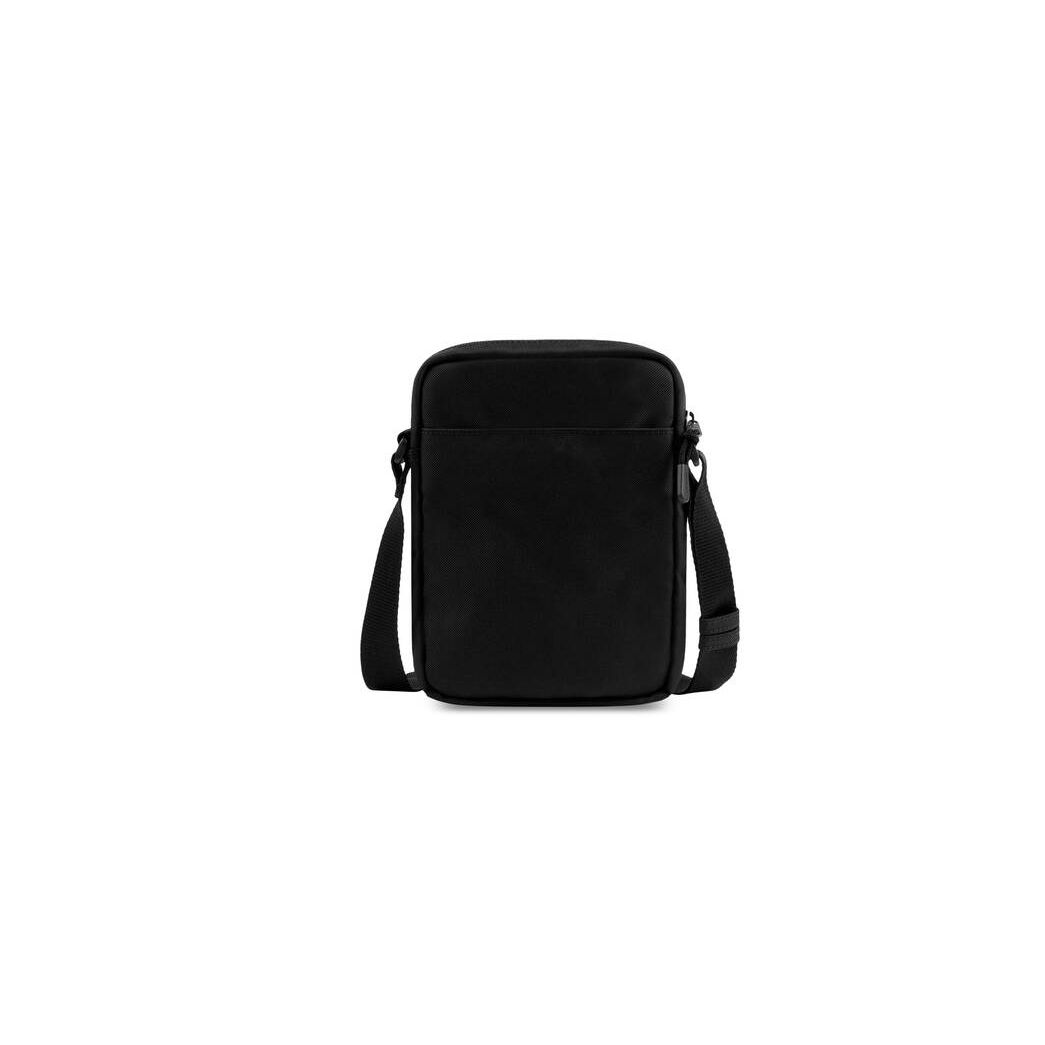 Men's Balenciaga Sport Small Messenger Crossbody Bags Black / White | 9287OESDB