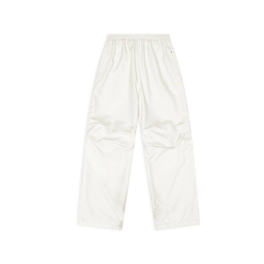 Men's Balenciaga Sporty B Oversized Tracksuit Pants White | 1802SJBEX