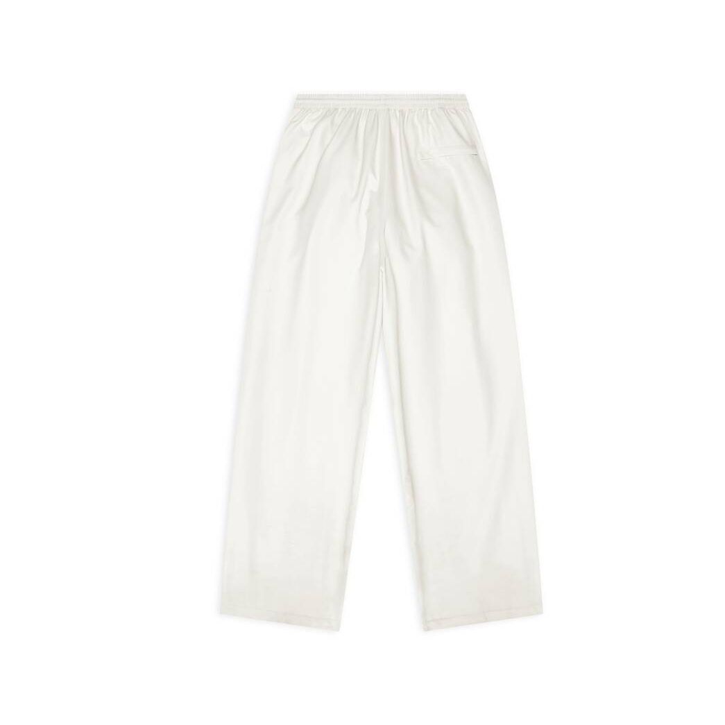 Men's Balenciaga Sporty B Oversized Tracksuit Pants White | 1802SJBEX