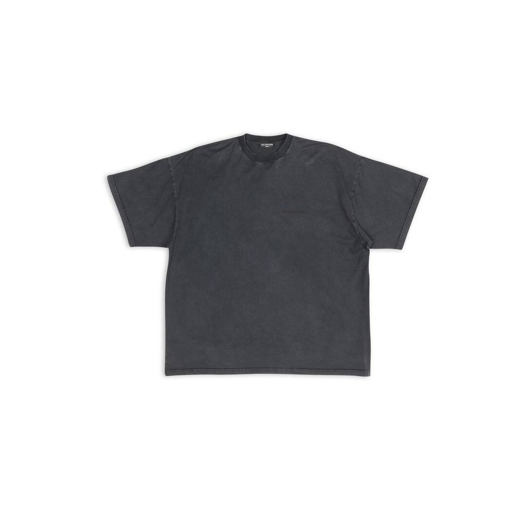 Men's Balenciaga Strike 1917 T Shirts Black | 4271DSQTC