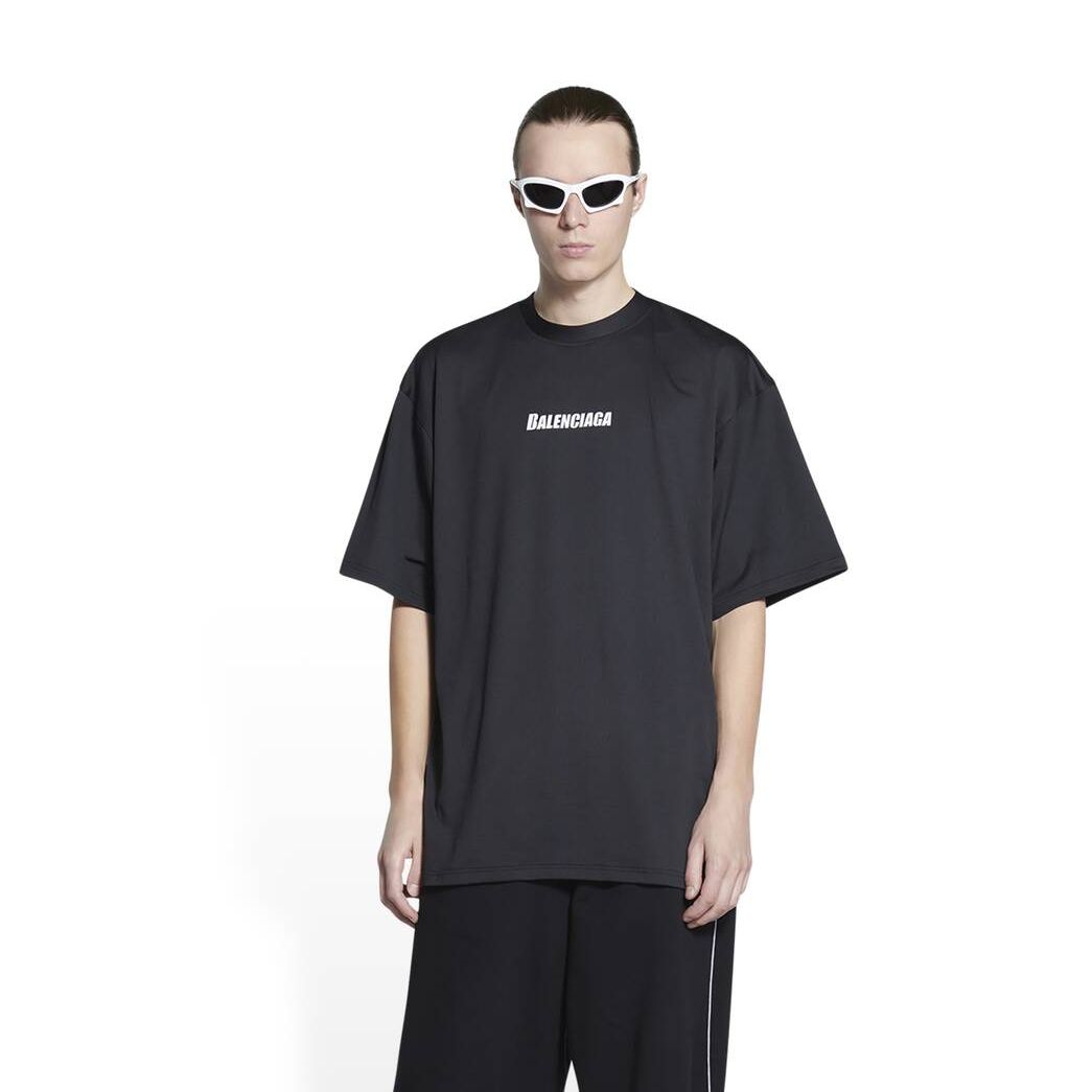 Men's Balenciaga Swim T Shirts Black | 5319CQXBM