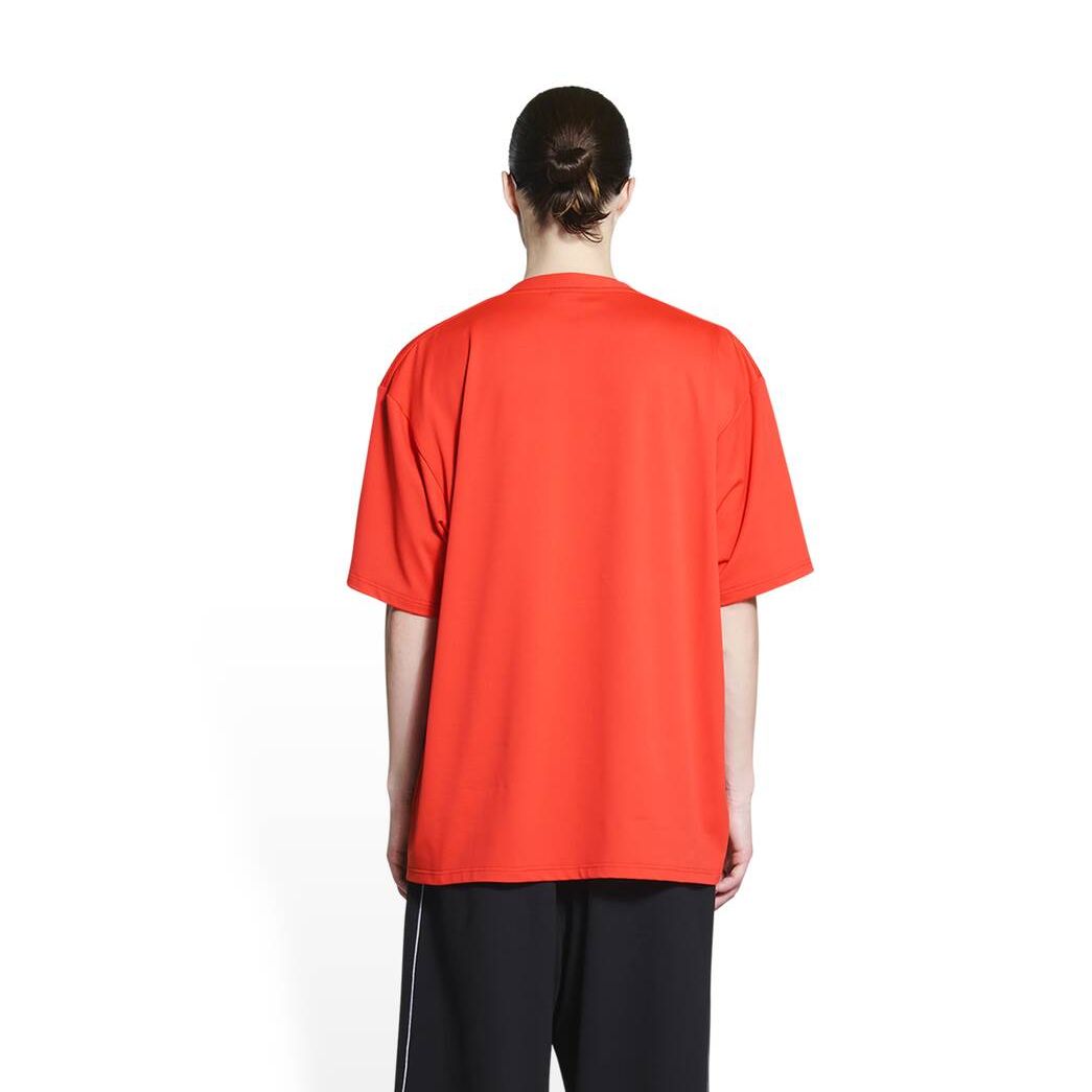 Men's Balenciaga Swim T Shirts Red | 4685USMVT