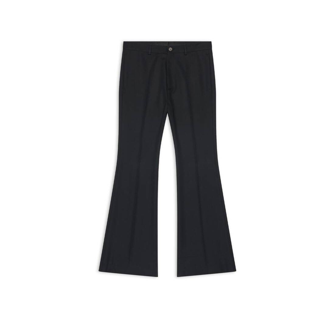 Men's Balenciaga Tailored Flared Pants Black | 5308OWLAN