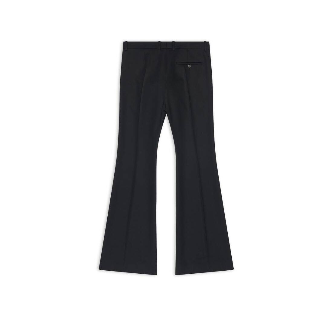 Men's Balenciaga Tailored Flared Pants Black | 5308OWLAN