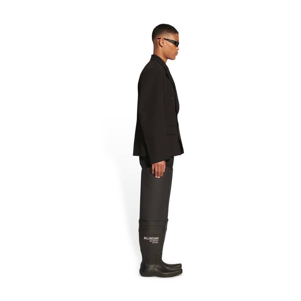 Men's Balenciaga Tailored Peacoat Jackets Black | 8043HIPXQ