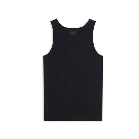 Men's Balenciaga Tank Top Underwear Black | 0632EPYAX