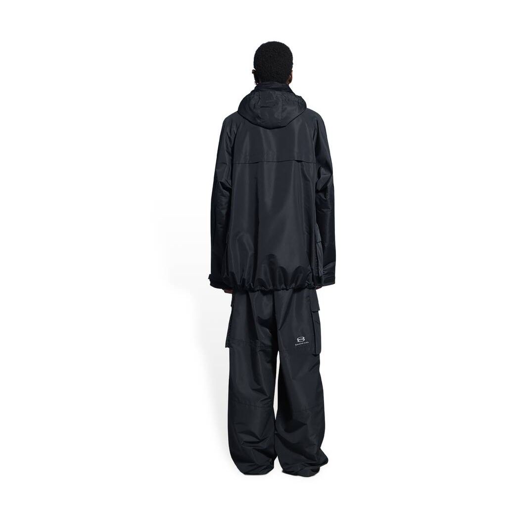 Men's Balenciaga Technical Parka Jackets Black | 3091HDFBM