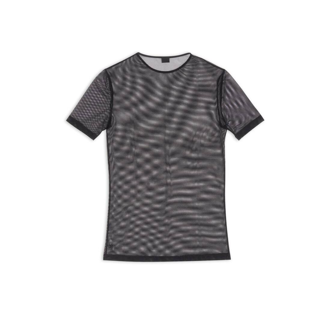 Men's Balenciaga Tight T Shirts Black | 7816UECGM