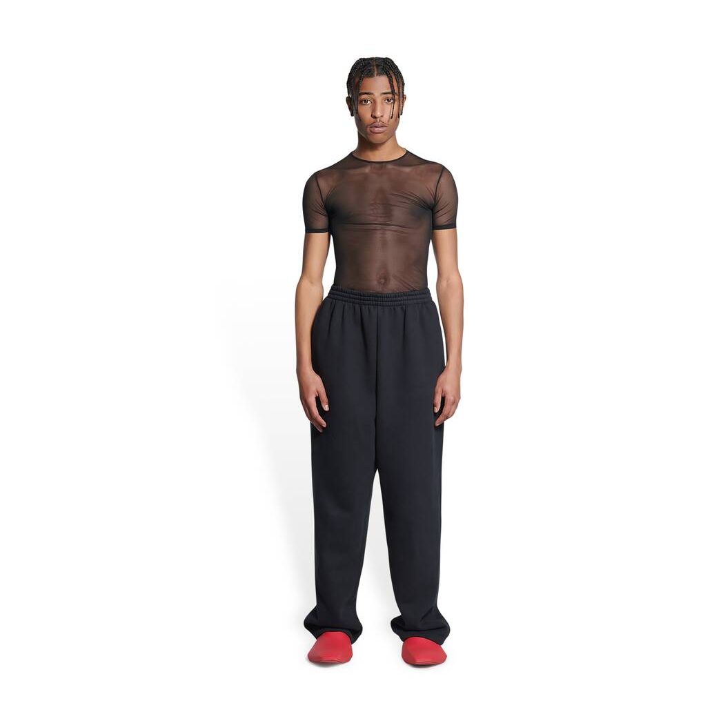 Men's Balenciaga Tight T Shirts Black | 7816UECGM