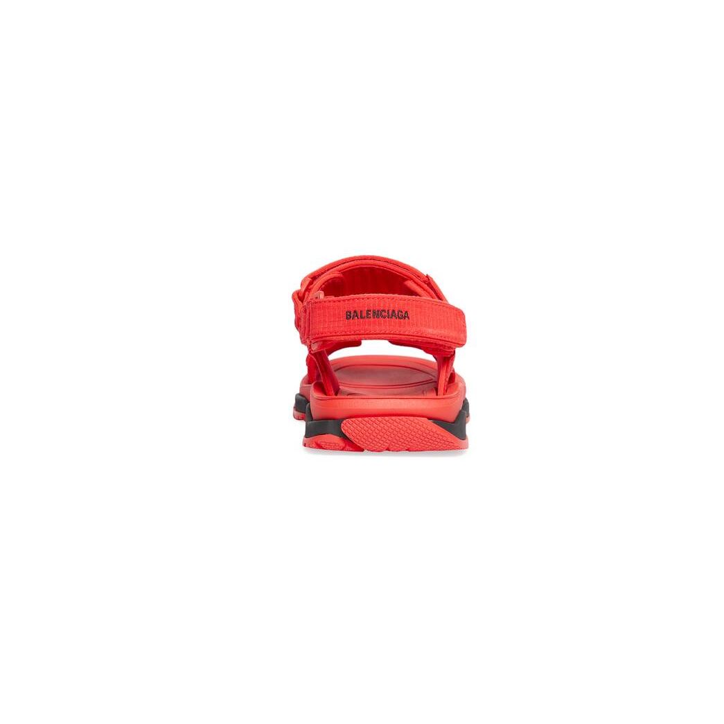 Men's Balenciaga Tourist Sandals Red | 1570OJQHK