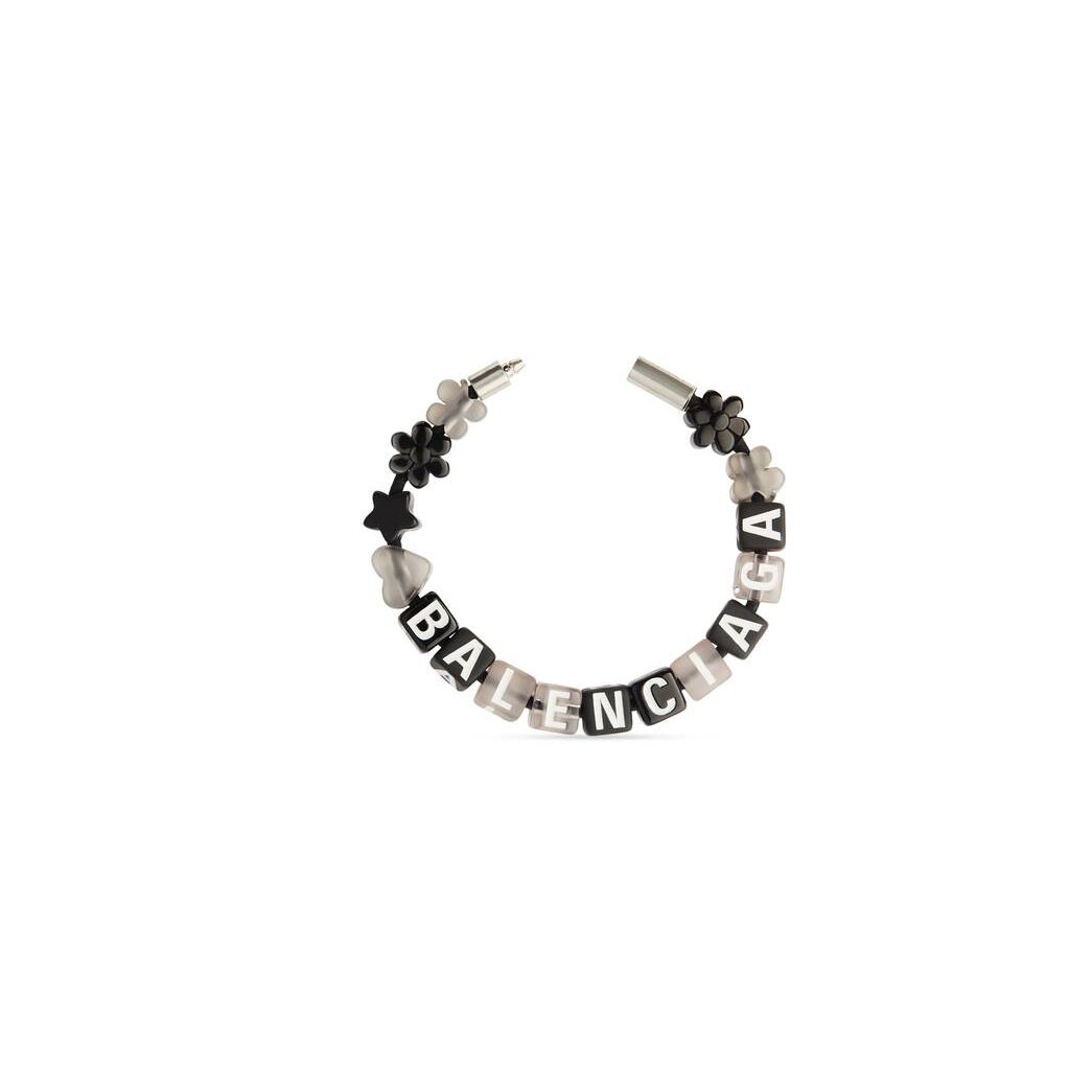 Men's Balenciaga Toy Bracelet Jewelry Grey | 0972AJVSN