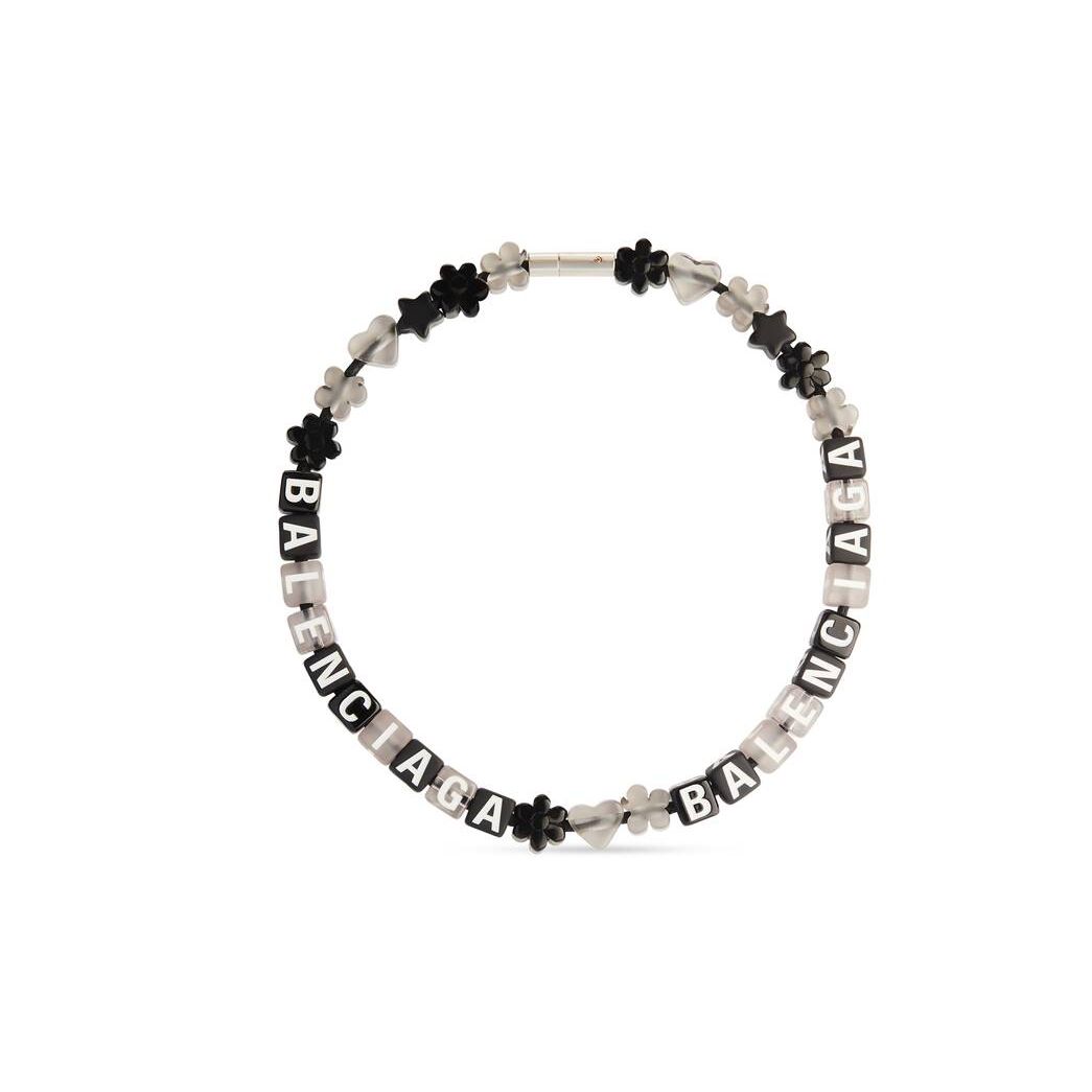 Men\'s Balenciaga Toy Choker Jewelry Grey | 2680XFSCB