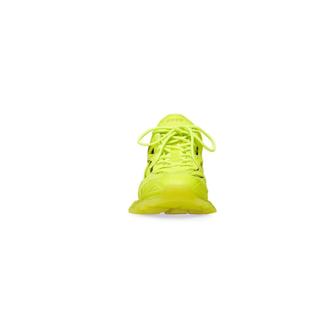 Men's Balenciaga Track.2 Clear Sole Sneakers Yellow | 1843AHXBK