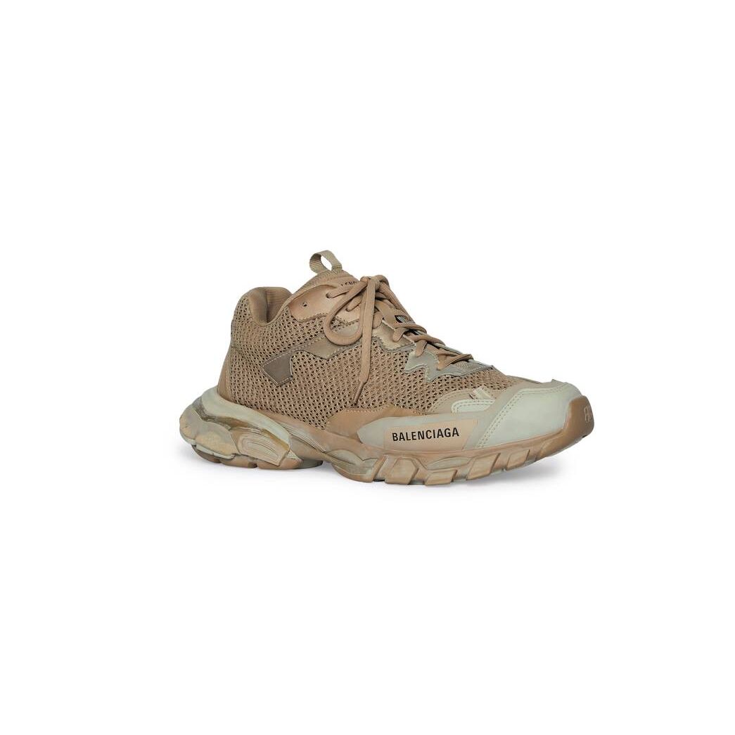 Men's Balenciaga Track.3 Sneakers Beige | 7029OISUT