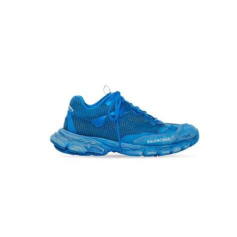 Men's Balenciaga Track.3 Sneakers Blue | 6740BILFG