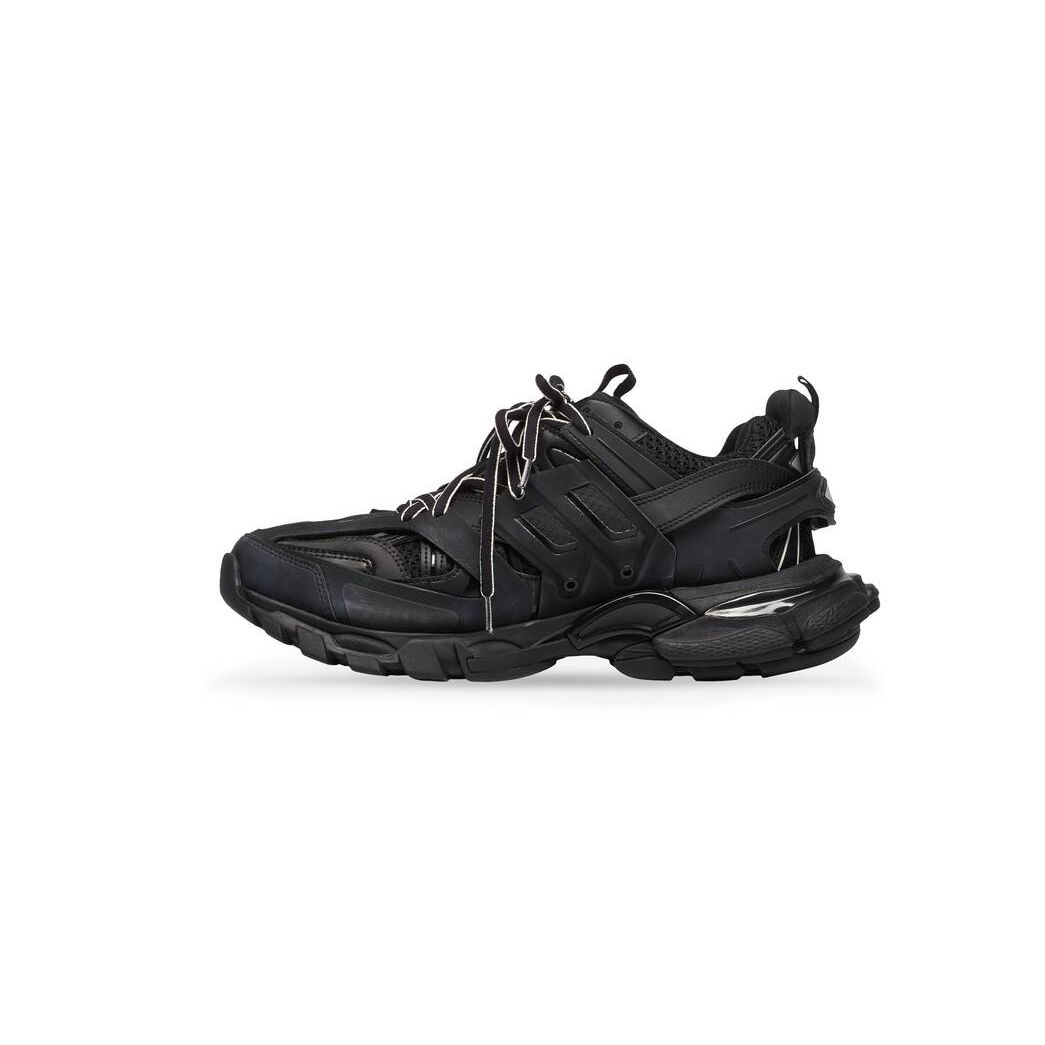 Men's Balenciaga Track Led Sneakers Black | 8267TZKUF