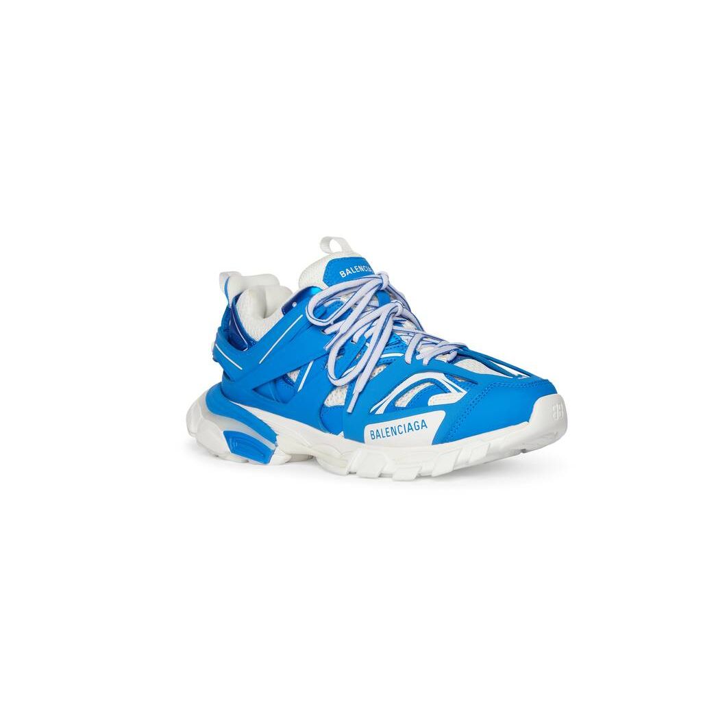 Men's Balenciaga Track Led Sneakers Blue | 3942AZVYR