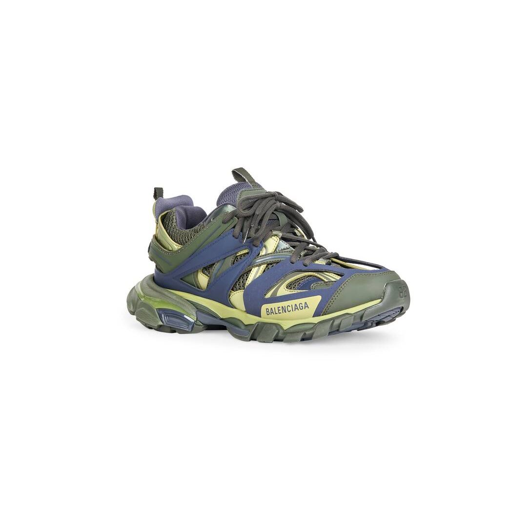 Men's Balenciaga Track Sneakers Green | 9843NZFEU