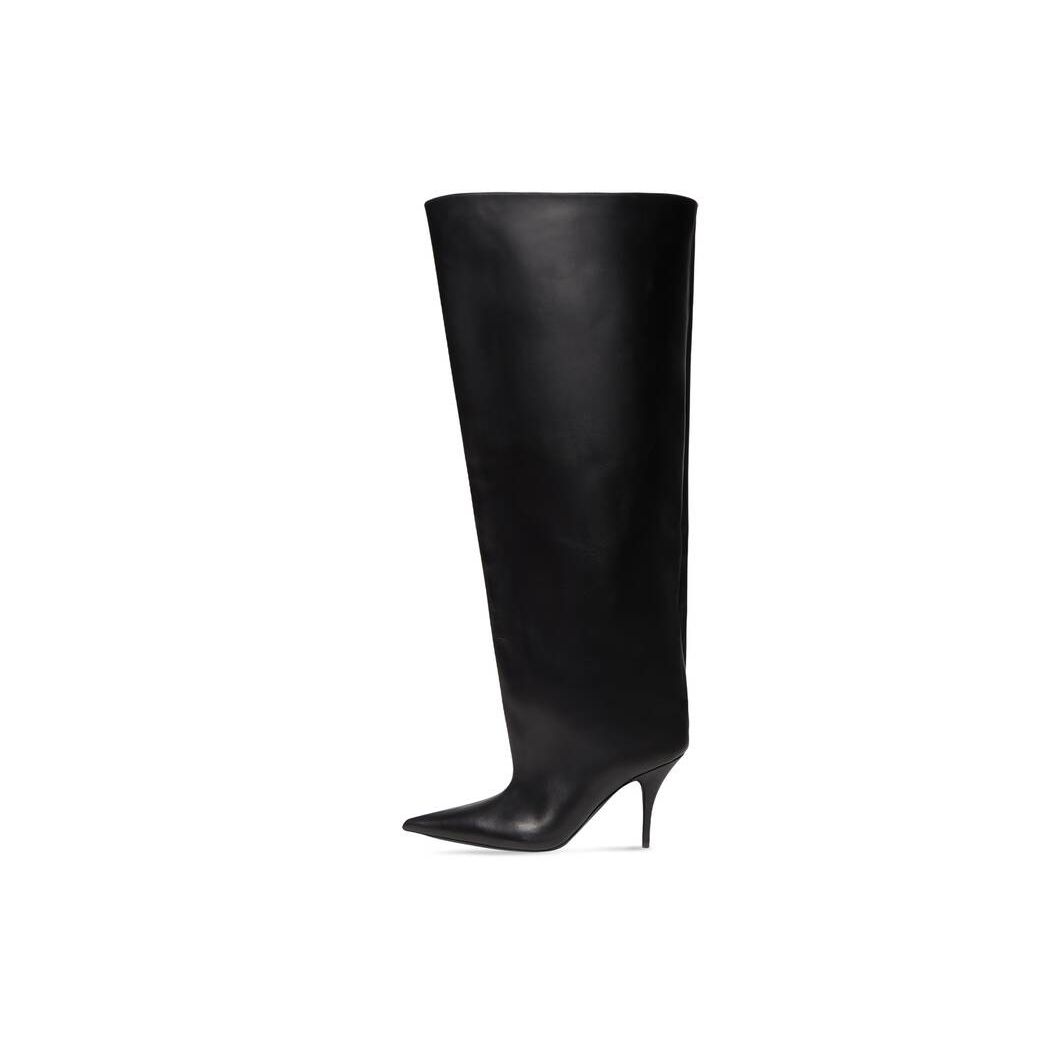 Men's Balenciaga Waders 90mm Boots Black | 0298UTZLX