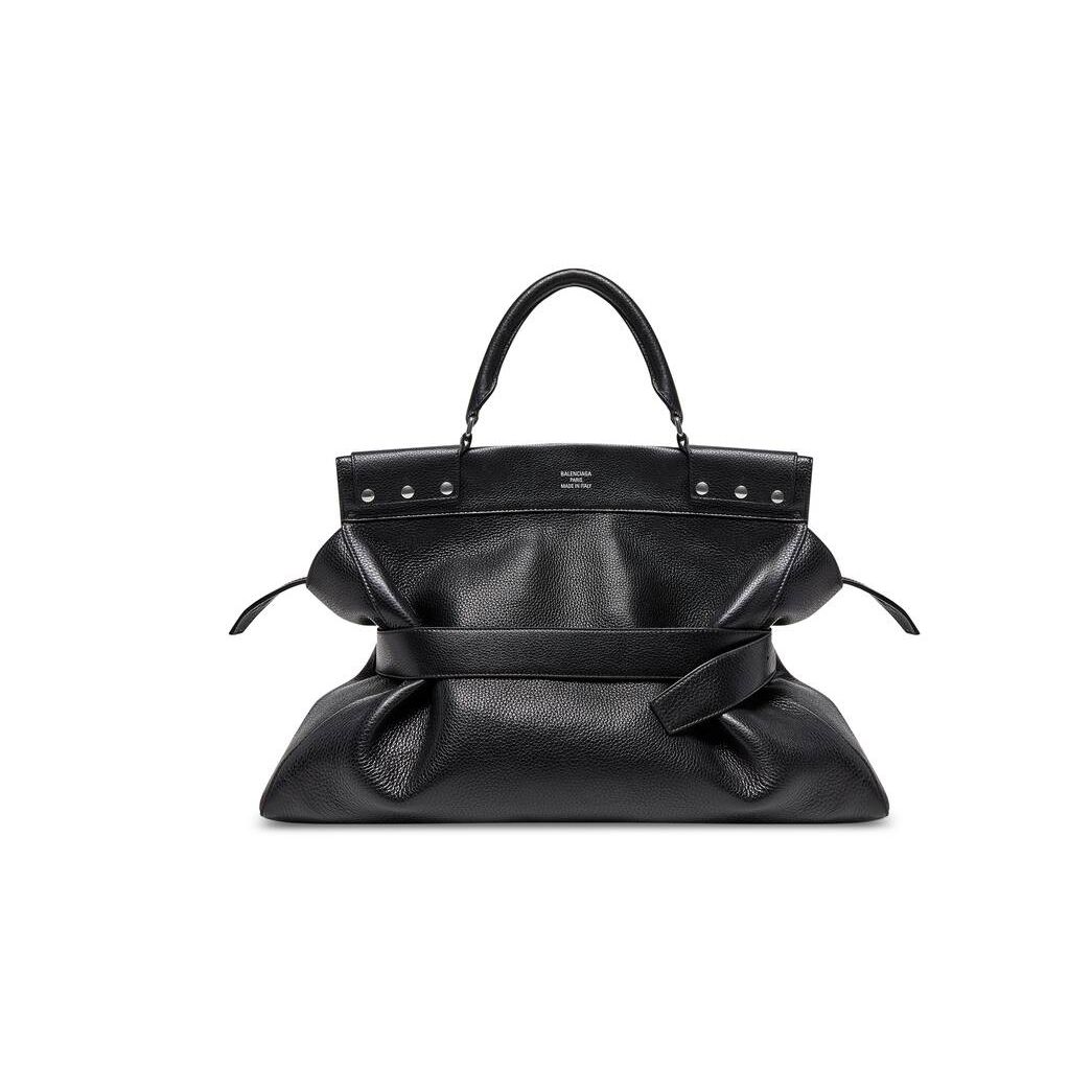 Men's Balenciaga Waist Large Bag Tote Bags Black | 6720GKAUO