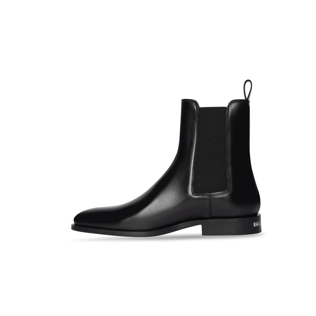 Men's Balenciaga Wallstreet 20mm Boots Black | 0945DTGCH