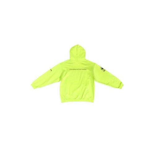 Men's Balenciaga Wfp Medium Fit Hoodie Yellow | 0634YAMCO