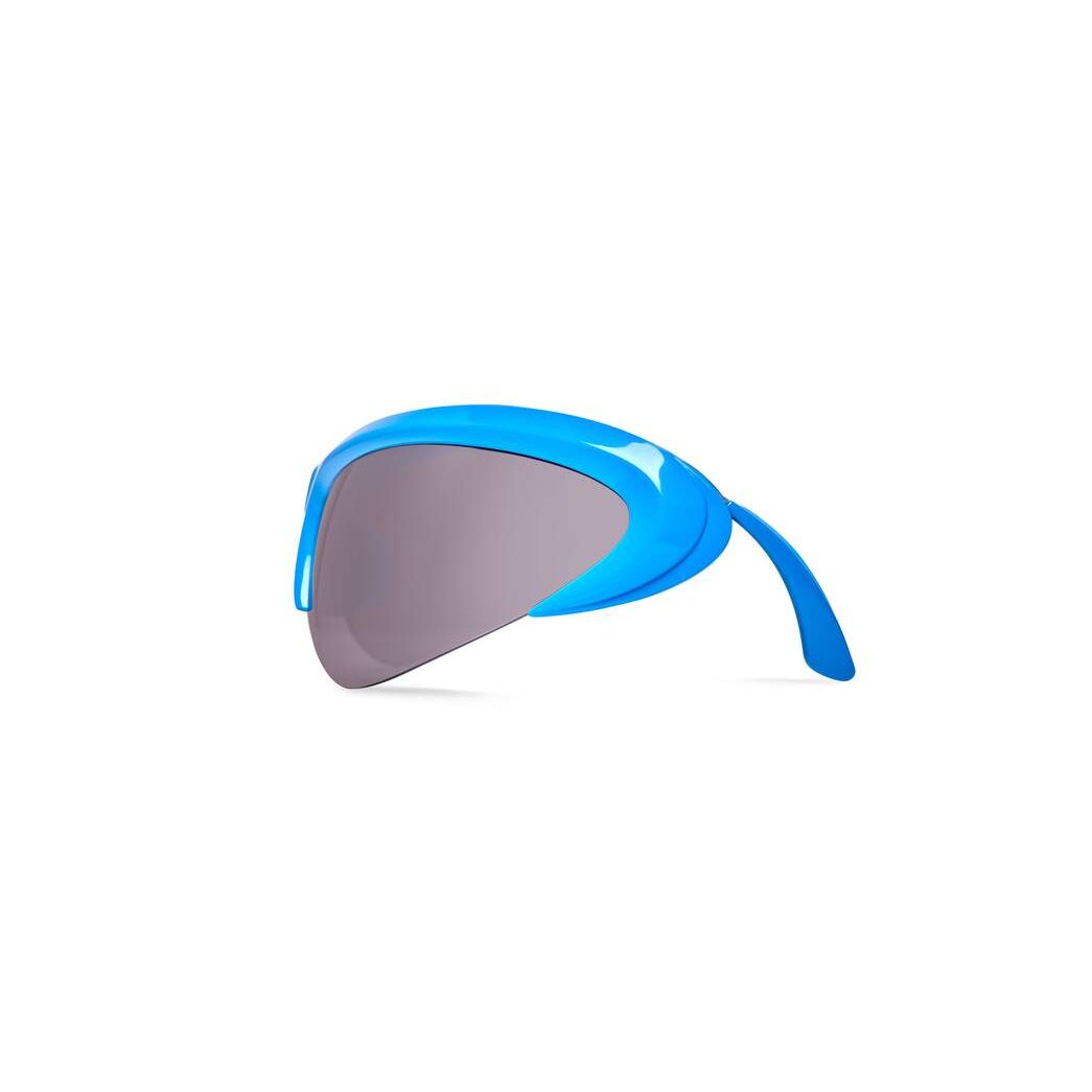 Men's Balenciaga Wire Cat Sunglasses Turquoise | 6827PLAUZ