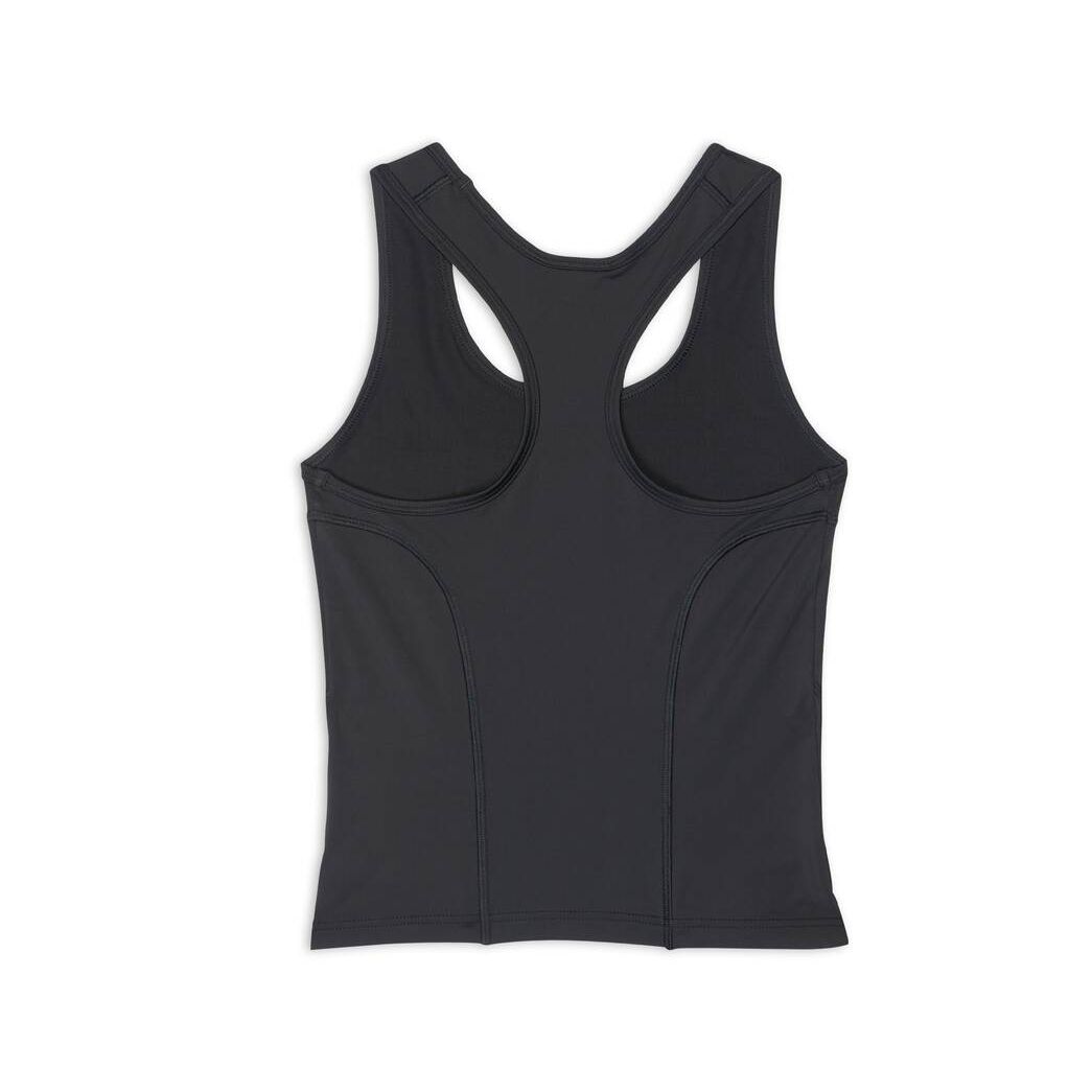 Women's Balenciaga 3b Sports Icon Athletic Tank Tops Black | 7541SHUWL