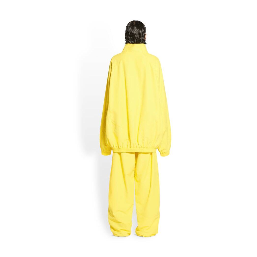 Women's Balenciaga 3b Sports Icon Pull-over Tracksuit Jackets Yellow | 8274IUKNE