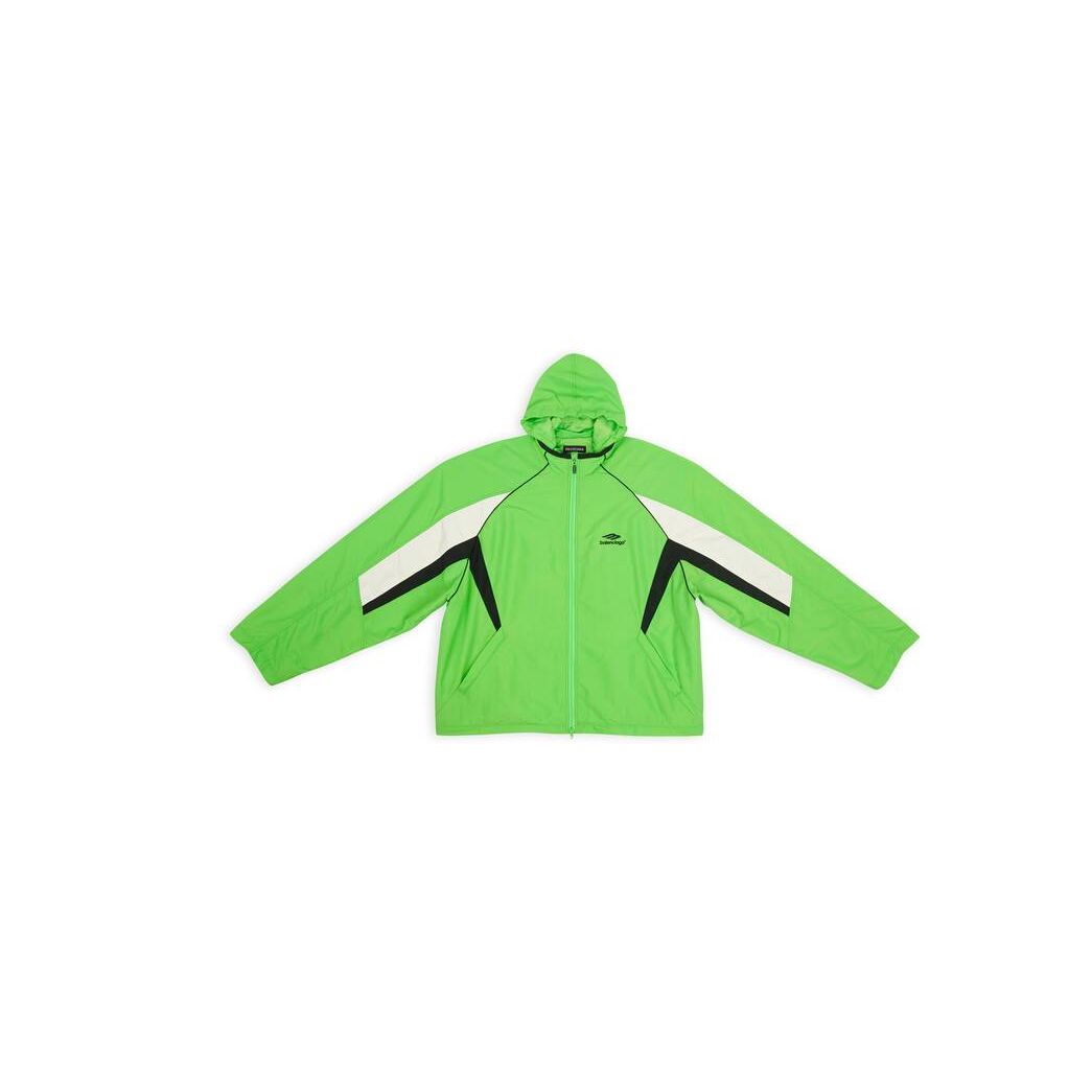 Women's Balenciaga 3b Sports Icon Tracksuit Rain Jackets Green | 1736DOLYQ