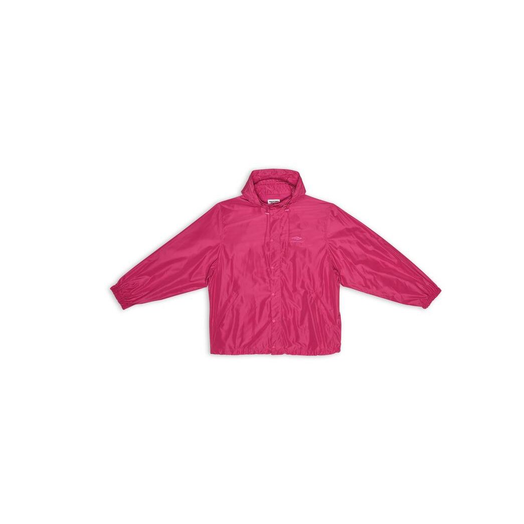 Women's Balenciaga 3d Sports Icon Short Windbreaker Jackets Pink | 2804NYOPA