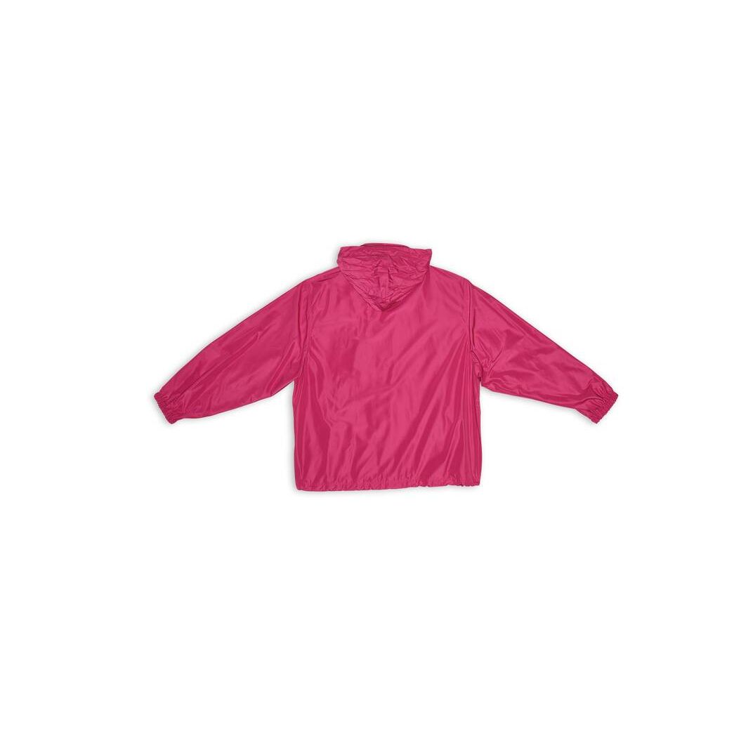 Women's Balenciaga 3d Sports Icon Short Windbreaker Jackets Pink | 2804NYOPA