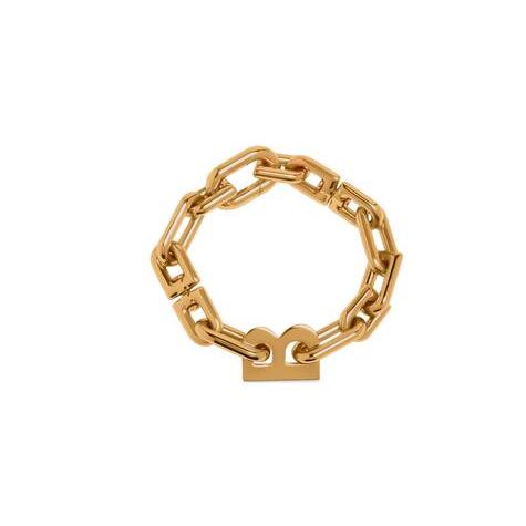 Women's Balenciaga B Chain Thin Bracelet Jewelry Gold | 9452XRIWD