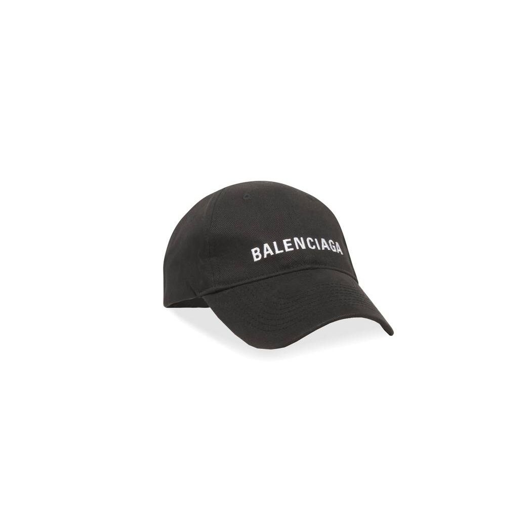 Women's Balenciaga Balenciaga Caps Black / White | 1847CWVYG