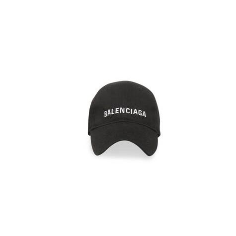 Women's Balenciaga Balenciaga Caps Black / White | 1847CWVYG