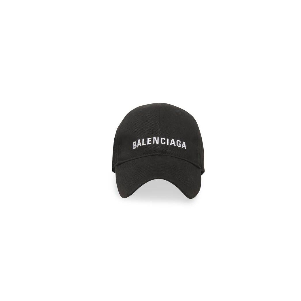 Women\'s Balenciaga Balenciaga Caps Black / White | 1847CWVYG