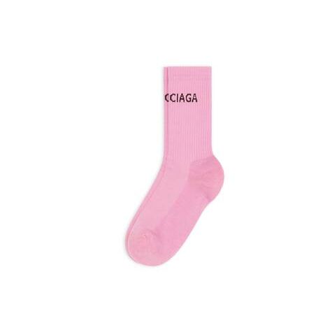 Women's Balenciaga Balenciaga Tennis Socks Pink | 2436NLFRG