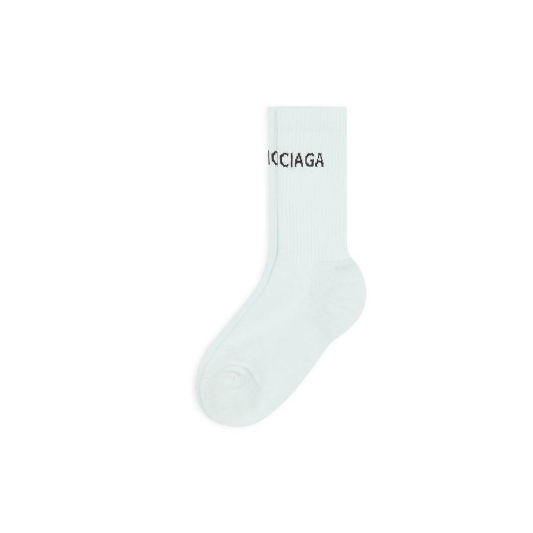 Women's Balenciaga Balenciaga Tennis Socks Blue | 5104DYABZ