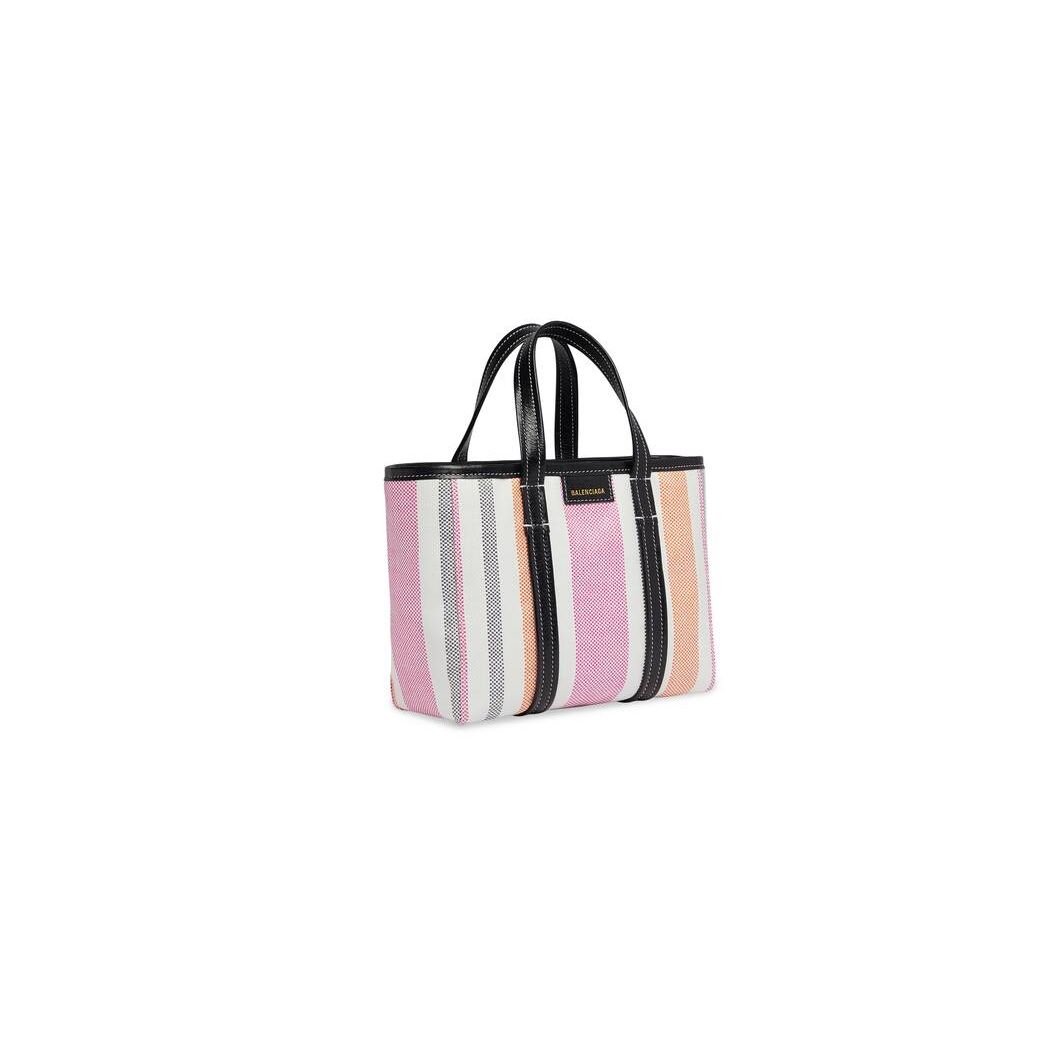 Women's Balenciaga Barbes Small East-west Tote Bags Pink | 9680XMQKA