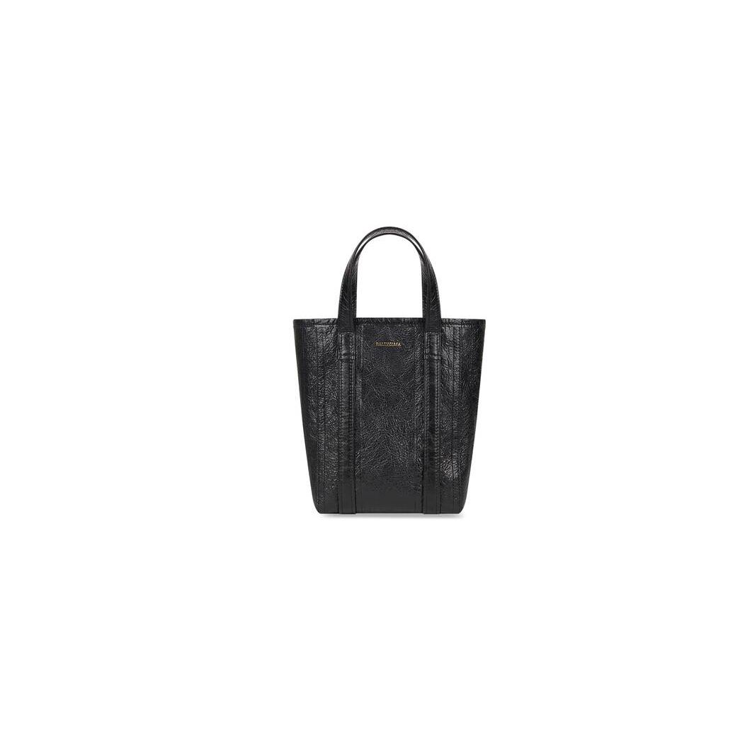 Women's Balenciaga Barbes Small North-south Tote Bags Black | 6470JQDUS