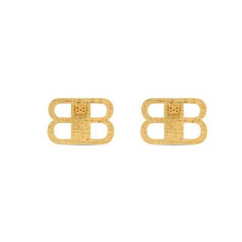 Women's Balenciaga Bb 2.0 Earrings Jewelry Gold | 0738XPVEH