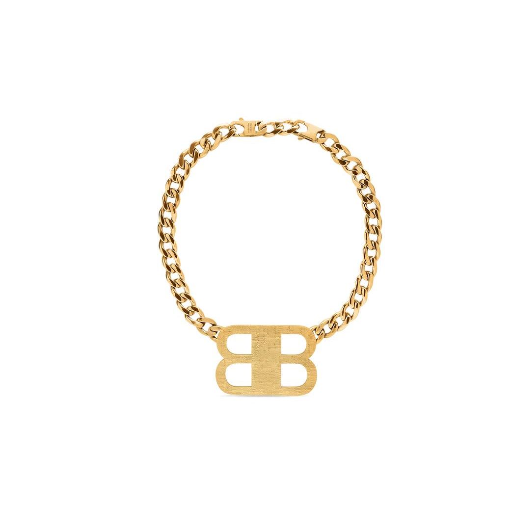 Women's Balenciaga Bb 2.0 Necklace Jewelry Gold | 2156SMKRH