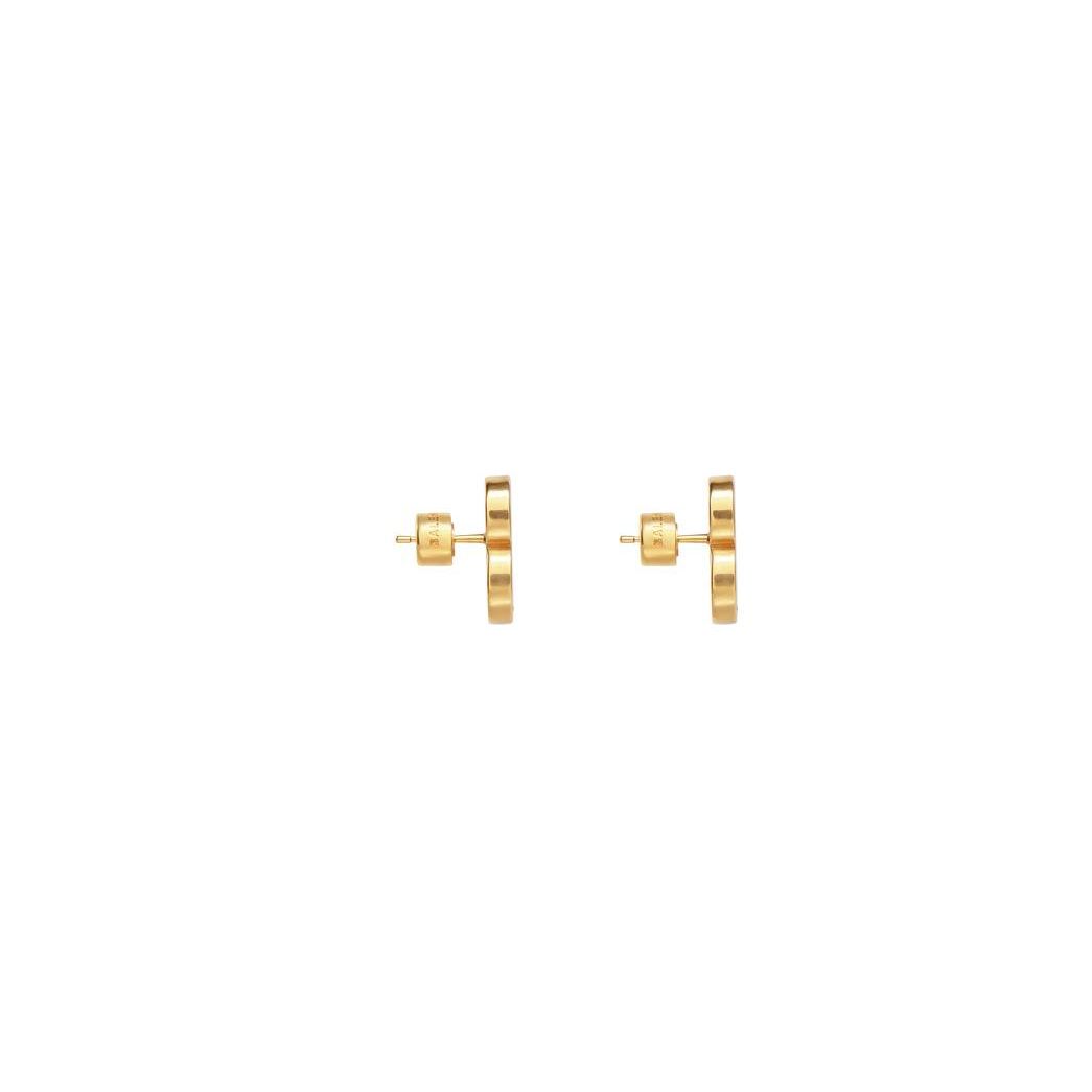 Women's Balenciaga Bb 2.0 Xs Earrings Jewelry Gold | 0421JQXTE