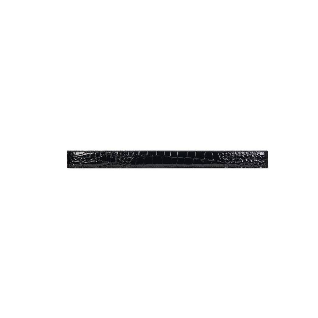 Women's Balenciaga Bb Hourglass Medium Belts Black | 8974WQXYN