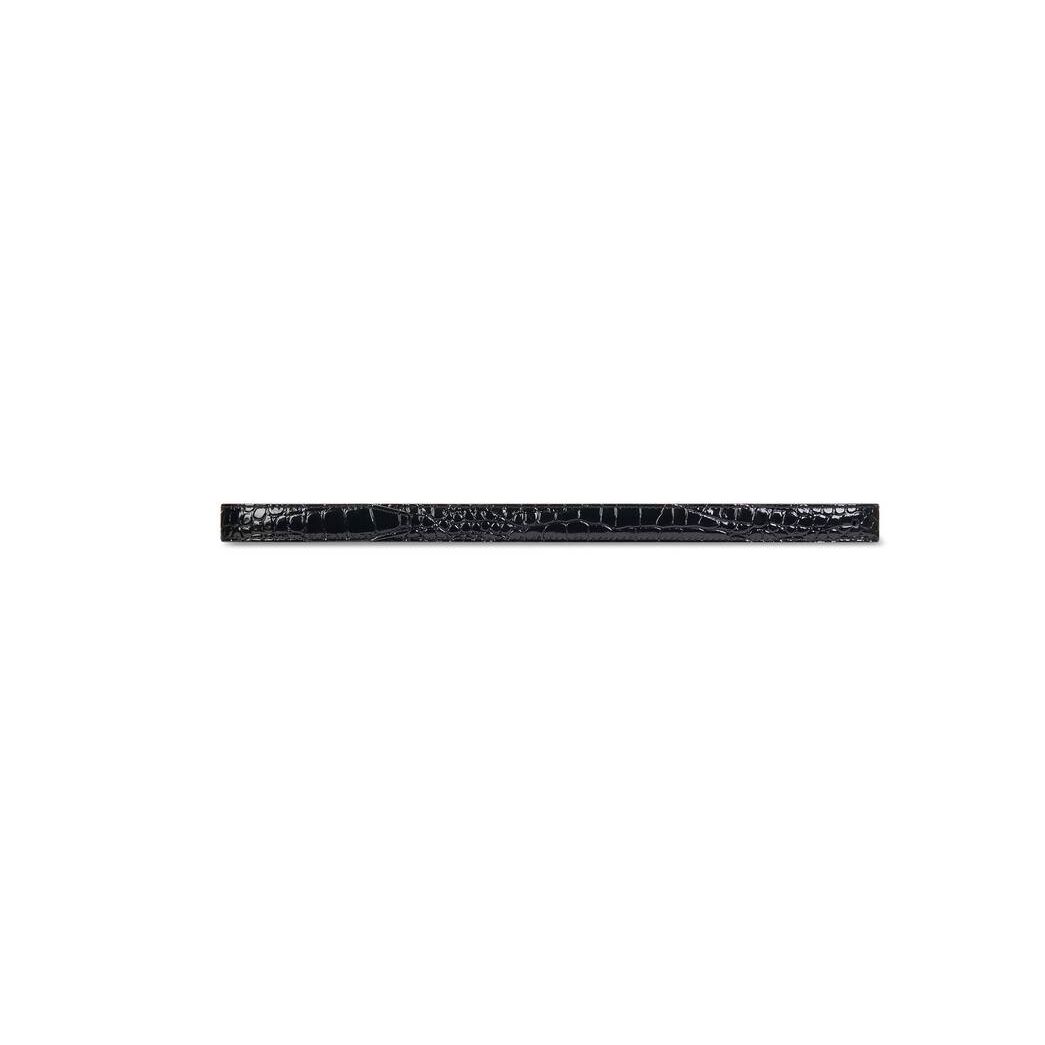 Women's Balenciaga Bb Hourglass Thin Belts Black | 6453XLNRZ